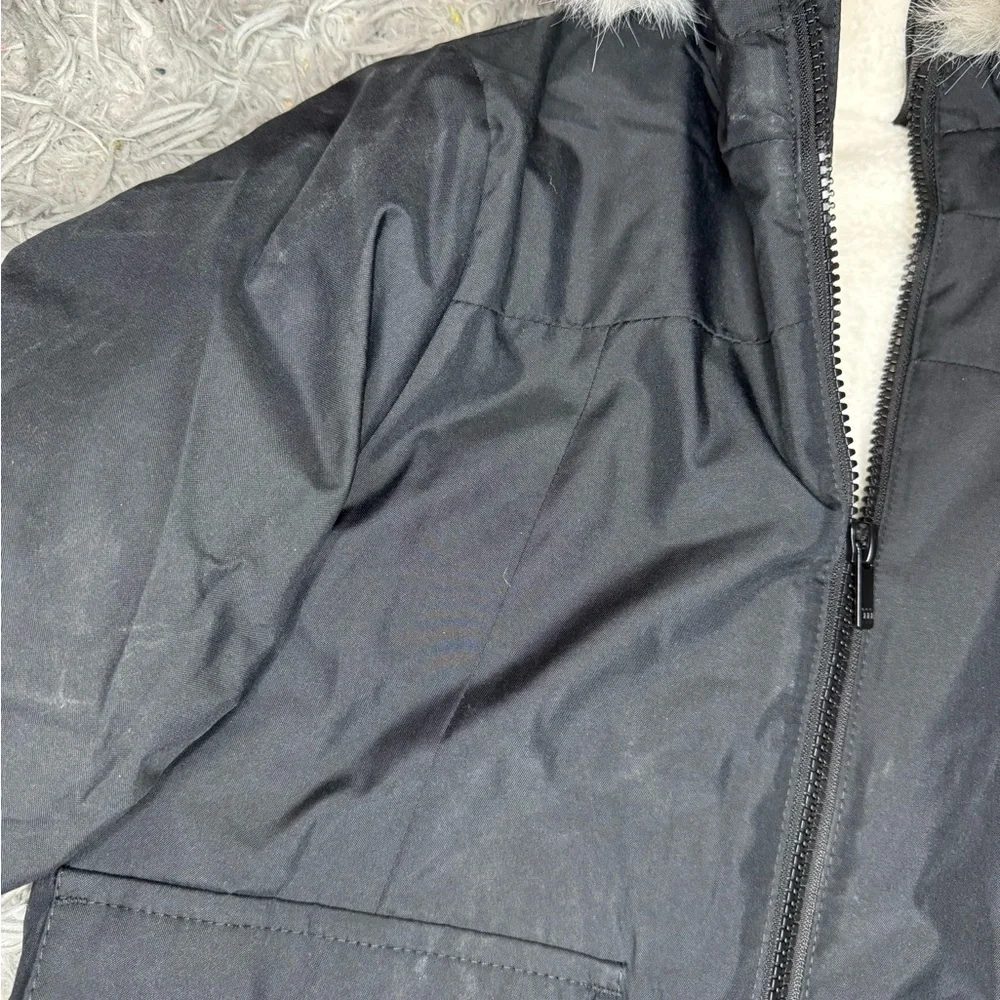 All In Motion Kids Hooded Parka Jacket - Black Size Extra Small (4/5) NWT